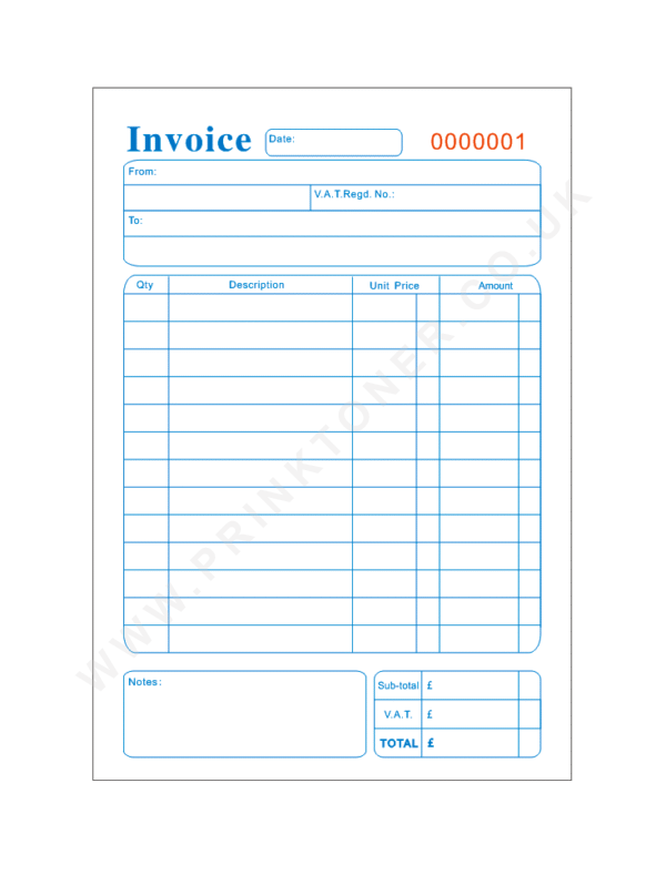 Carbonless Invoice Book Carbonless Invoice Book